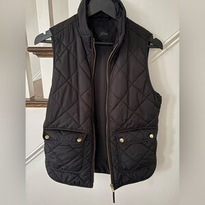 J.Crew Black Quilted Outerwear